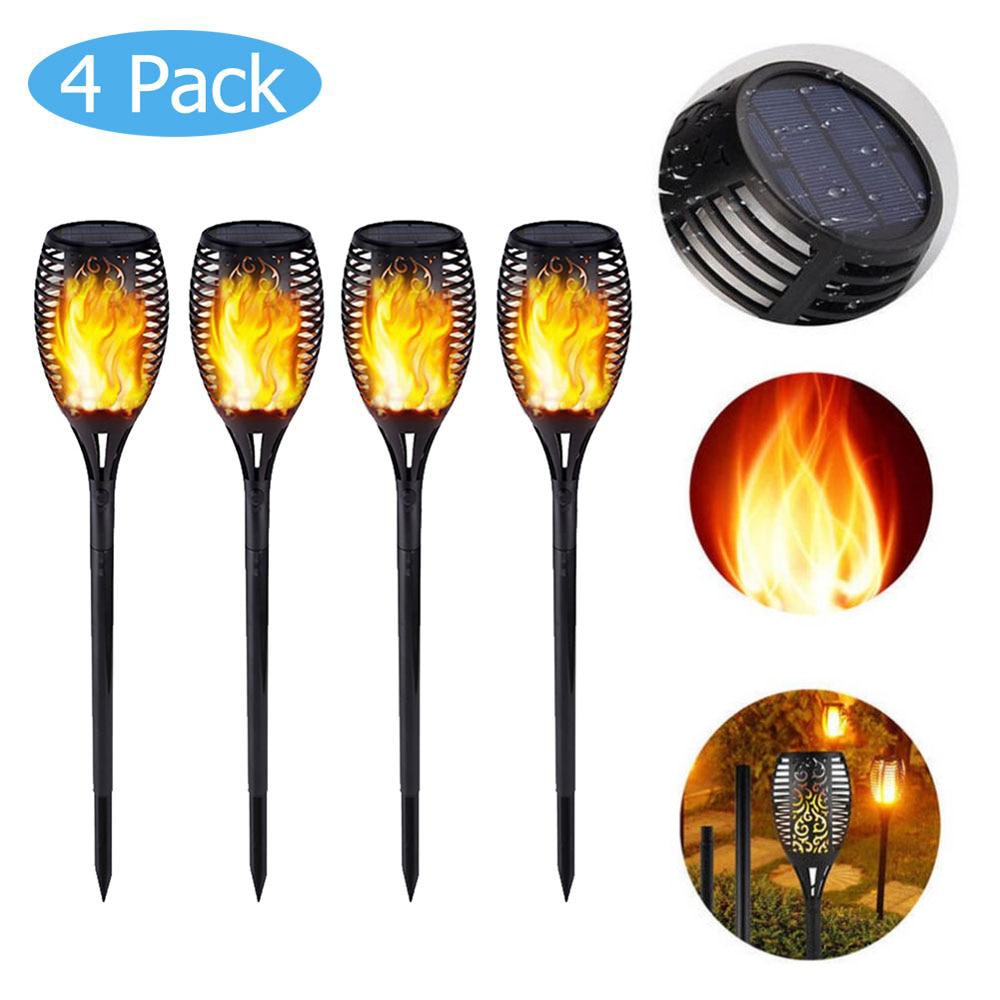 LED Solar Dancing Flame Torch