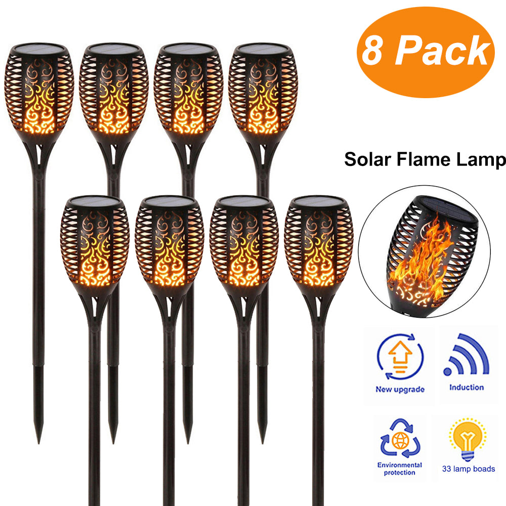 LED Solar Dancing Flame Torch